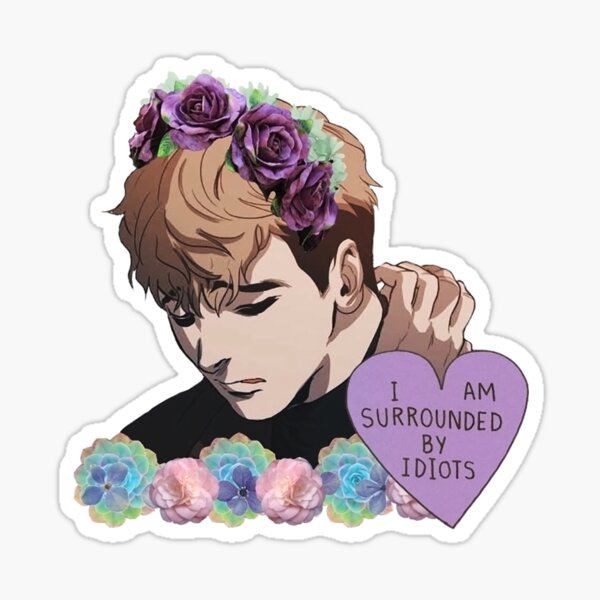 Oh Sangwoo In Flowers Sticker