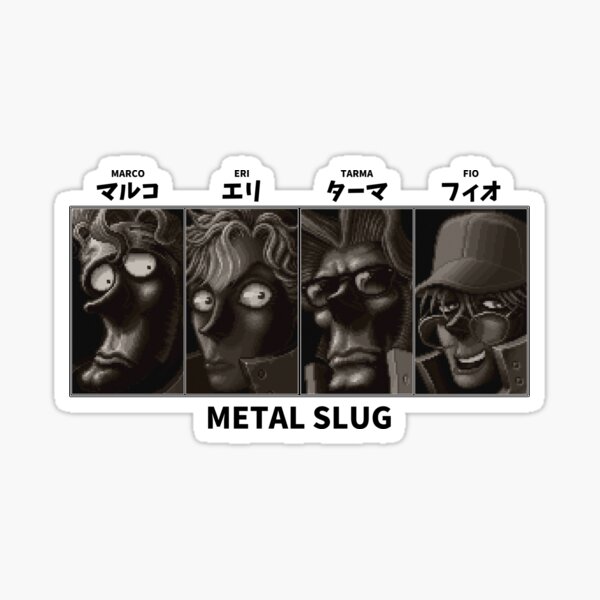 Metal Slug essential Sticker for Sale by Oliverworld