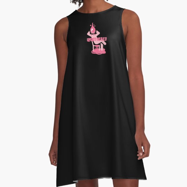 Unbothered (Pink) A-Line Dress