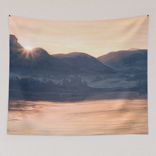 Item preview, WINTER IN SCOTLAND AND SUNSET designed and sold by Mackenzie Moulton International Artist .