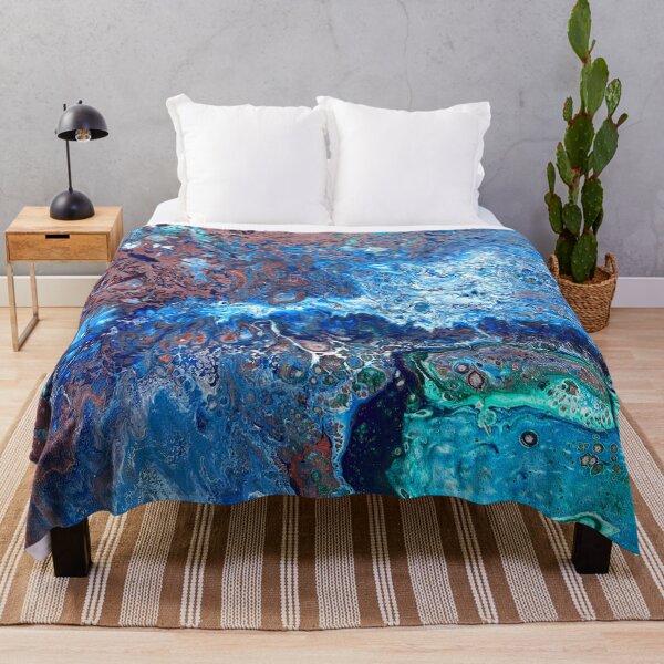 Item preview, Half Asleep - abstract acrylic poring designed and sold by Julia Rudens.