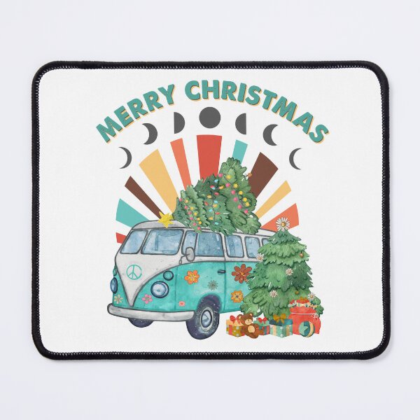 Item preview, merry christmas camping hippie designed and sold by vuhieustore.