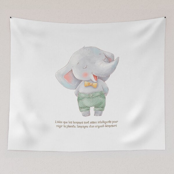 Item preview, The idea that men are intelligent enough to rule the planet, shows an excessive pride designed and sold by Bird Design.