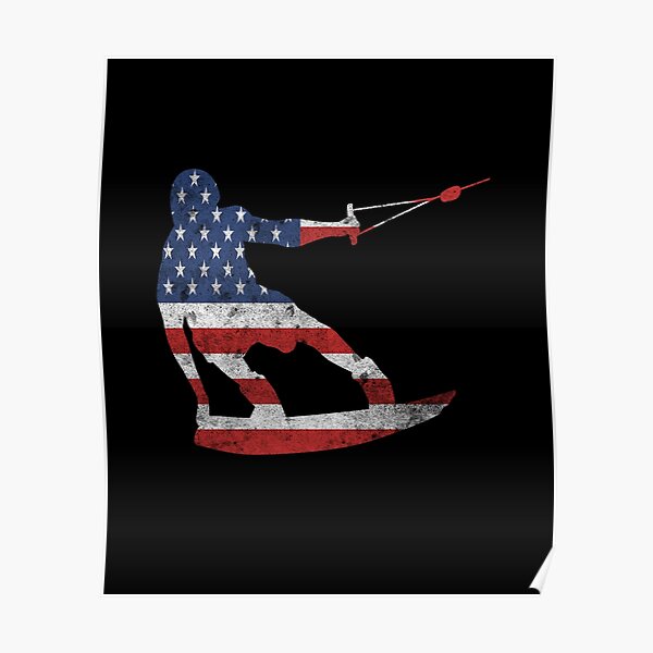 Wakeboarding USA Poster