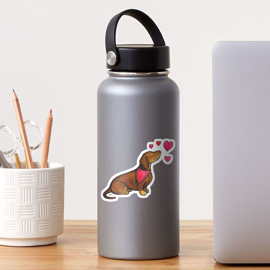 Dachshund love Sticker