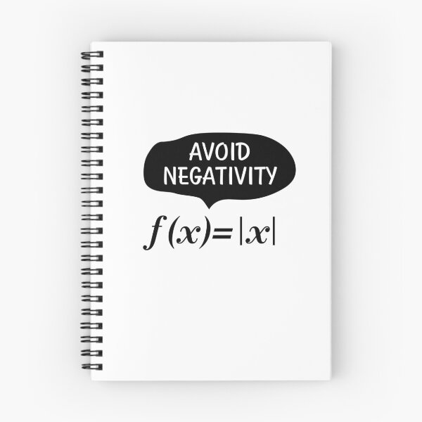 Item preview, Funny Avoid Negativity Math Nerd Geek Student Teach designed and sold by miracletee.