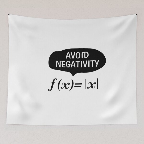 Item preview, Funny Avoid Negativity Math Nerd Geek Student Teach designed and sold by miracletee.