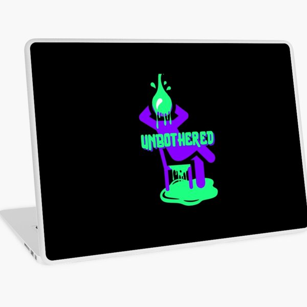 Unbothered (Green & Purple) Laptop Skin
