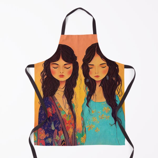 Item preview, Two boho girls designed and sold by kosmicwoman.
