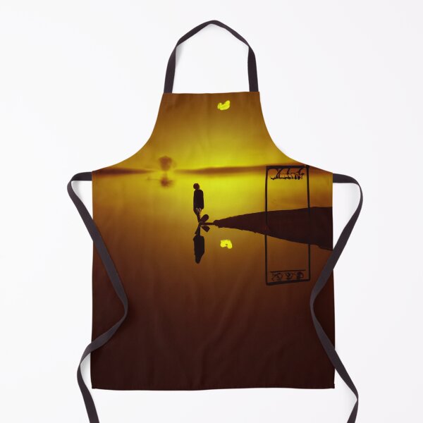 Item preview, A person standing in the water at sunset designed and sold by aryan-gallery.