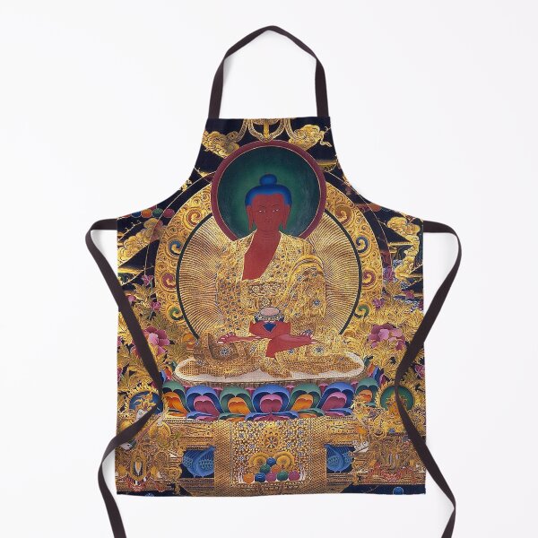 Item preview, Mandala 116 Golden Amithaba Buddha Thangka designed and sold by GuyBlank.