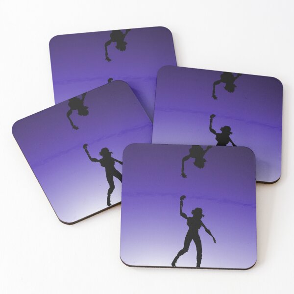 Item preview, A silhouette of a person jumping in the air designed and sold by aryan-gallery.
