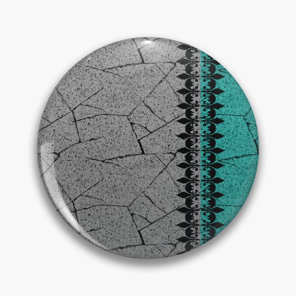 Item preview, Grey , turquoise background with decorative vertical stripe. designed and sold by marinaklykva.