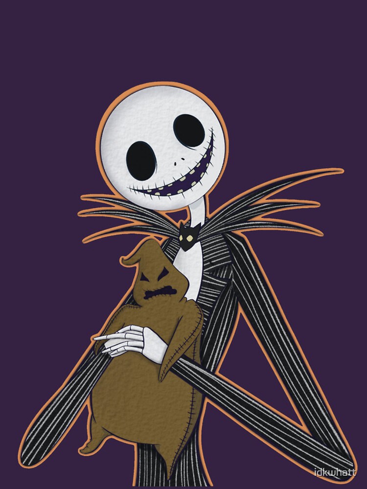 Jack Skellington nightmare before christmas sticker Sticker by idkwhatt