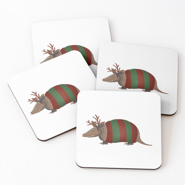 Item preview, armadillo de navidad designed and sold by KrysaSkliba.