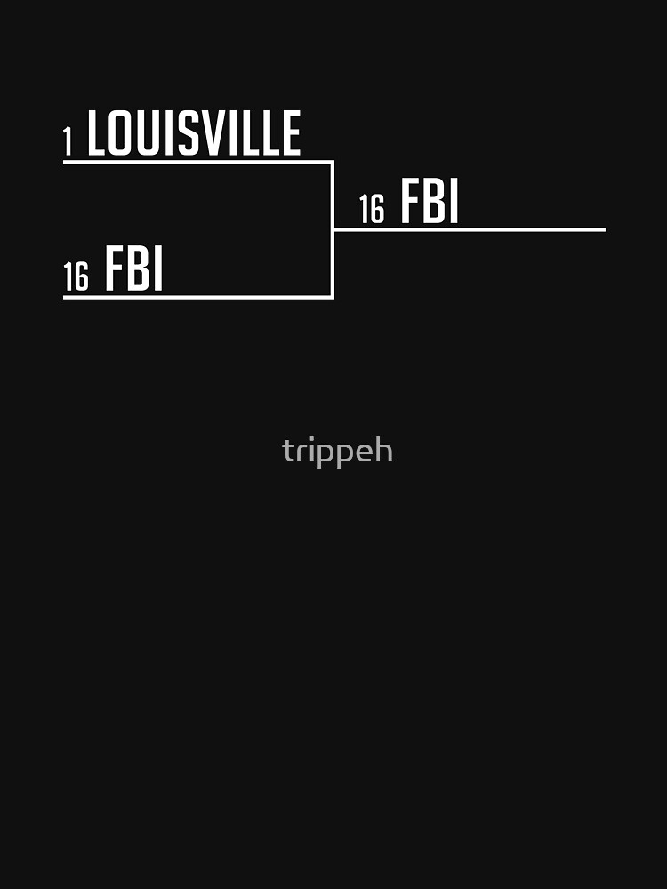 Louisville FBI Shirt Funny Bracket Shirt Essential T-Shirt for Sale by  trippeh