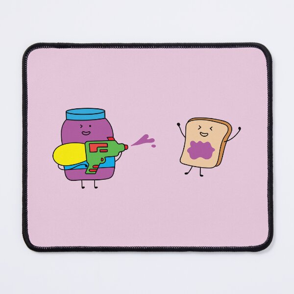 Item preview, cute blueberry jam playing with bread designed and sold by wordspotrayal.