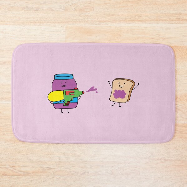 Item preview, cute blueberry jam playing with bread designed and sold by wordspotrayal.