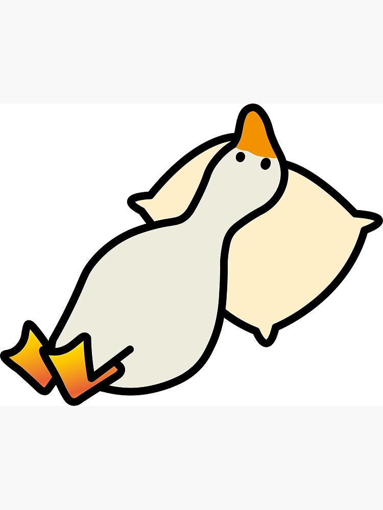 "Duck sleeping, tired duck resting, funny duck" Poster for Sale by