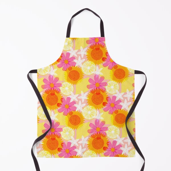 Item preview, Lemons and flowers pattern designed and sold by Vicki Dunlop.