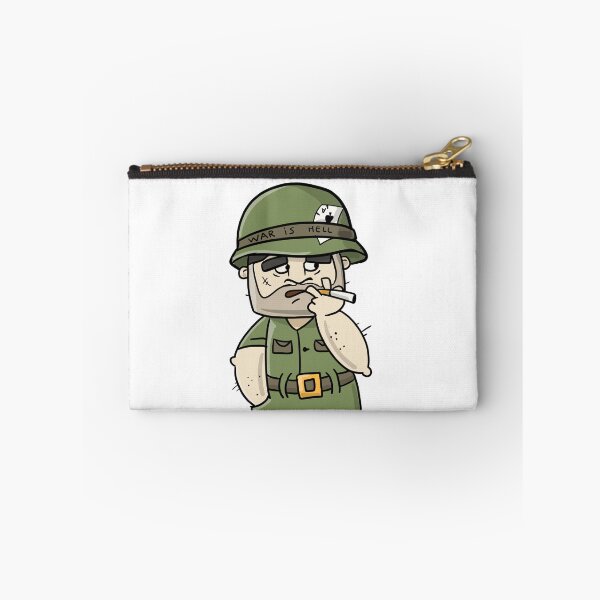 Item preview, war is hell soldier cartoon designed and sold by lonelyPrinter.