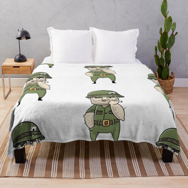 Item preview, war is hell soldier cartoon designed and sold by lonelyPrinter.