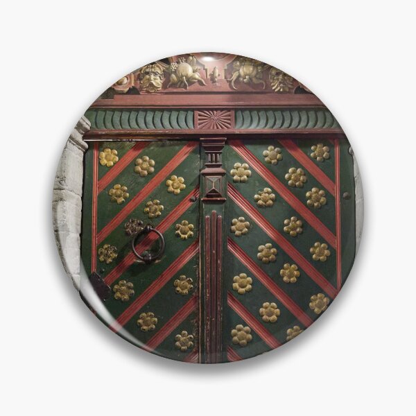 Item preview, The green door with golden flowers designed and sold by Jouko Lehto Photography.