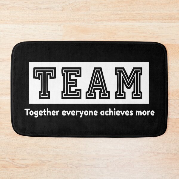 Item preview, Team Together Everyone Achieves More Teamwork designed and sold by Color-Sparkle.