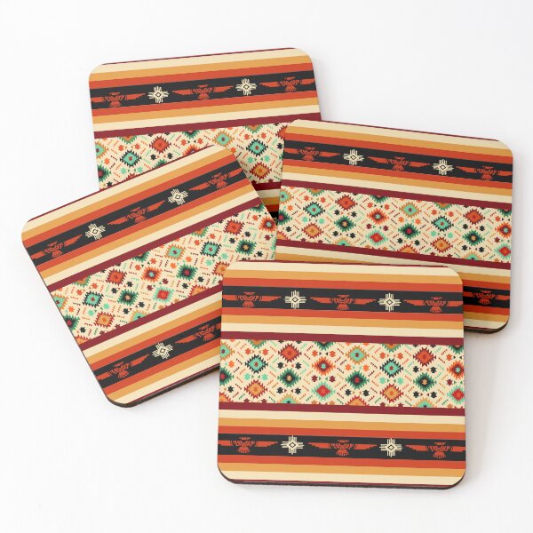 Item preview, Western Native American Thunderbird Design - Turquoise, Rust, And Browns designed and sold by handsoftime2020.
