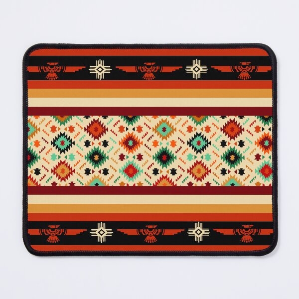 Item preview, Western Native American Thunderbird Design - Turquoise, Rust, And Browns designed and sold by handsoftime2020.