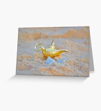 Aladdin's lamp Greeting Card