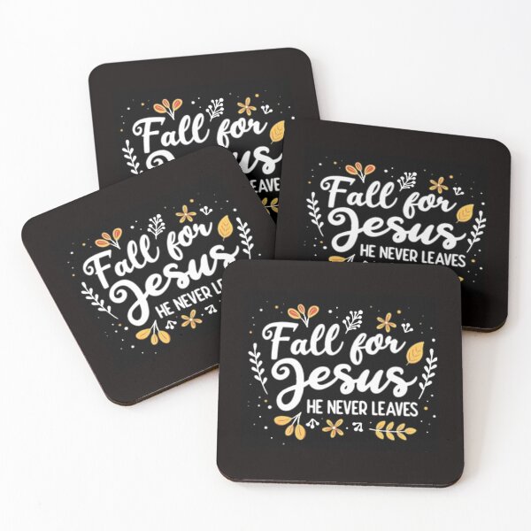 Item preview, Fall for Jesus He Never Leaves designed and sold by Rowena Jones.