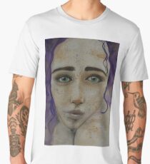Girl with the violet hair Men's Premium T-Shirt