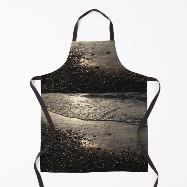 Item preview, Golden Foam and Pebbles - Early Light at the Breakwater designed and sold by Georgia Mizuleva.