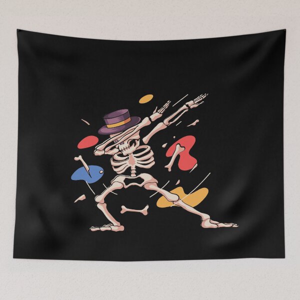 Item preview, Dancing Skeleton - Bones & Art designed and sold by NotUrAverageART.