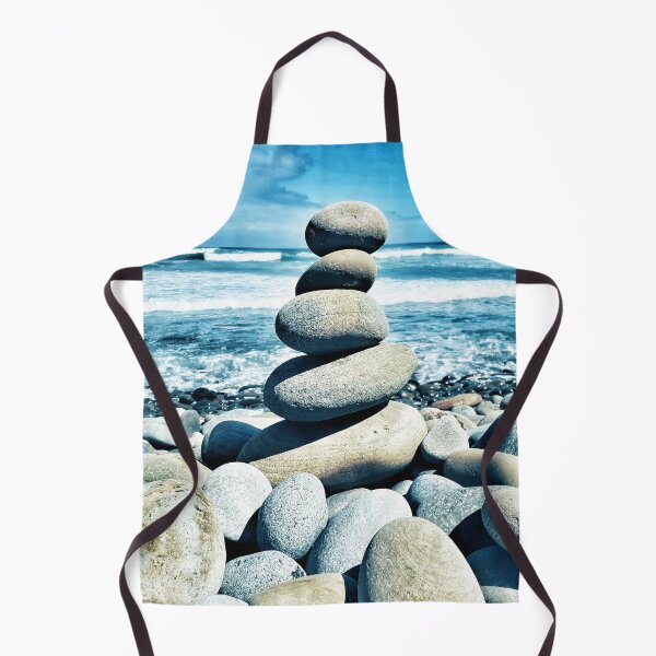 Item preview, Zen Pebble Tower - Cairn Balancing Beach Pebbles at the Beach 2 of 4 designed and sold by Beachy.