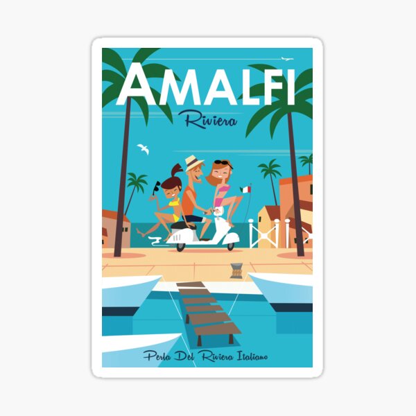 Item preview, Amalfi poster designed and sold by GAGodel.