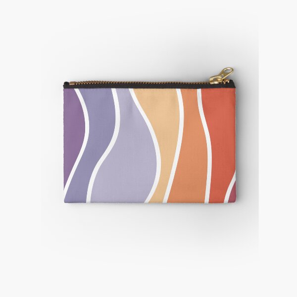 Item preview, Purple and orange retro style waves designed and sold by BattaAnastasia.