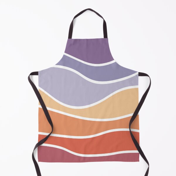 Item preview, Purple and orange retro style waves designed and sold by BattaAnastasia.