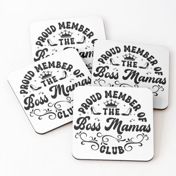 Item preview, Proud Member of The Boss Mamas Club designed and sold by PearlMoonGrapes.