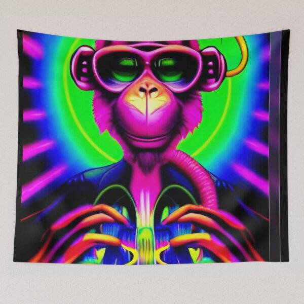 Item preview, Monkey dj designed and sold by GEK-HELLO.
