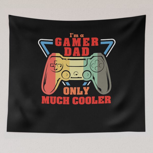 Item preview, gamer dad designed and sold by Djetsky.