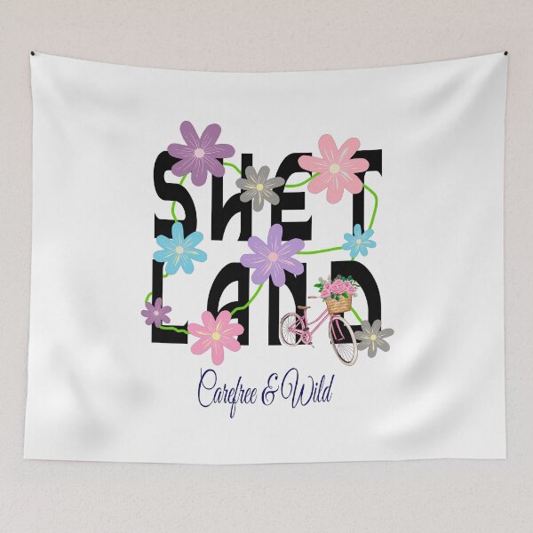 Item preview, Cycling Shetland in Spring designed and sold by articlave.
