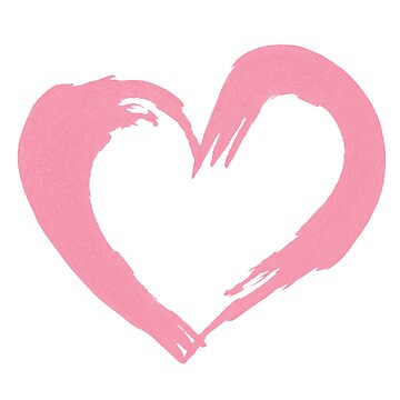 Pink Heart  Sticker for Sale by TlynWorks