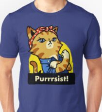 Purrsist! (version 3) Unisex T-Shirt
