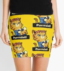 Purrsist! (version 3) Mini Skirt