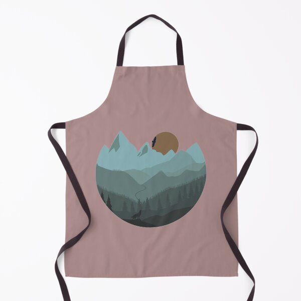 Item preview, mountain with fox designed and sold by Nafeesdesign.