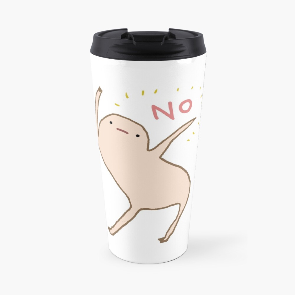 Honest Blob Says No Travel Mug