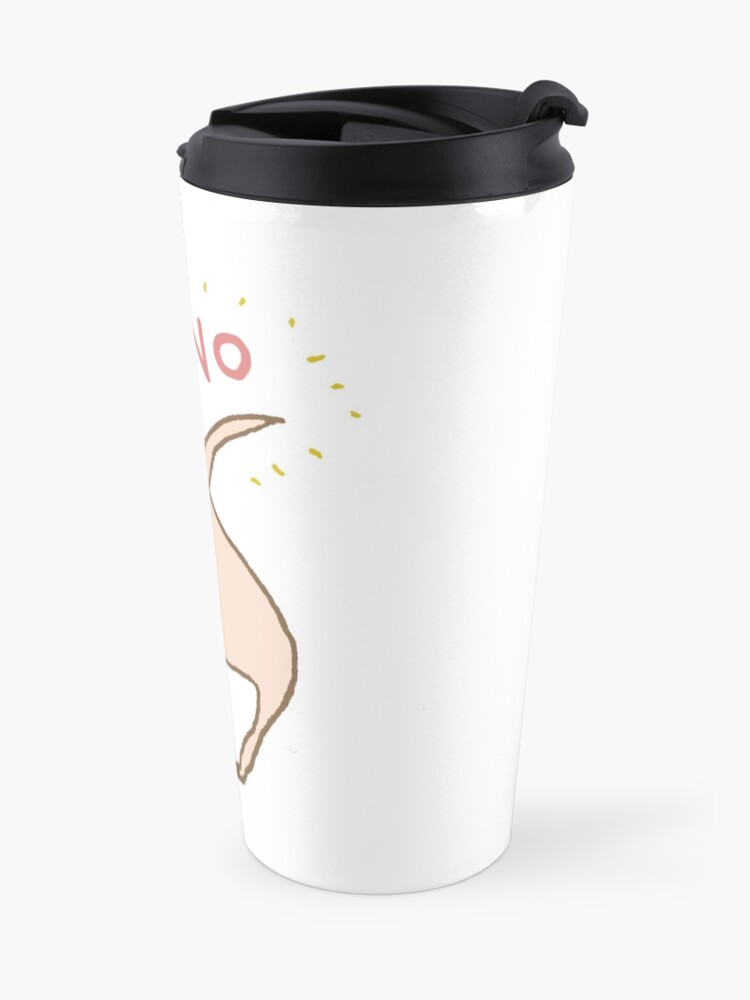 Alternate view of Honest Blob Says No Travel Mug