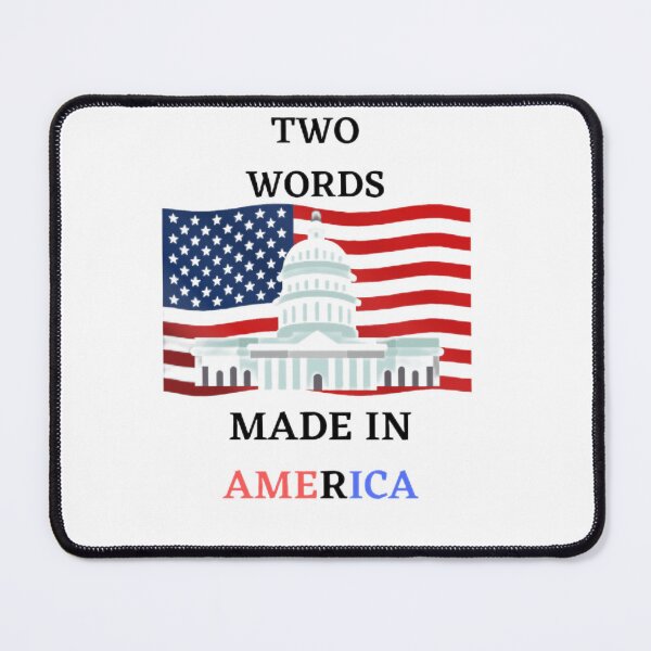 Item preview, TWO WORDS MADE IN AMERICA  designed and sold by SenhajiWorld.